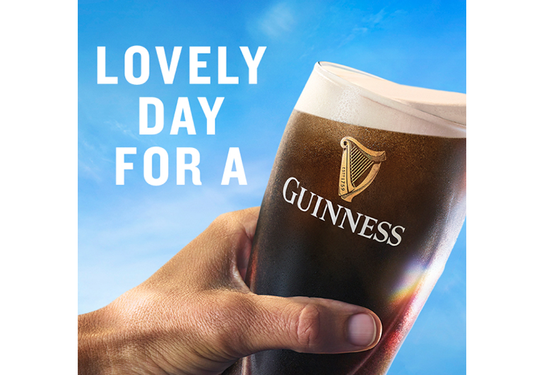 Lovely day for a Guinness