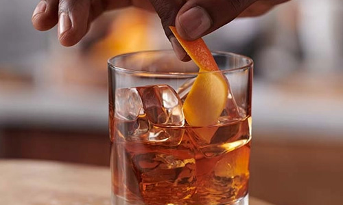 A glass of old-fashioned
